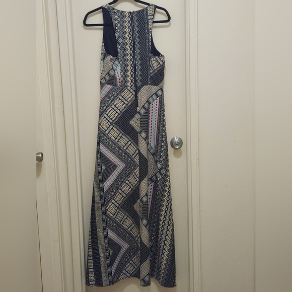 Bar III Aztec Chevron Dress with racerback finish - Picture 5 of 8